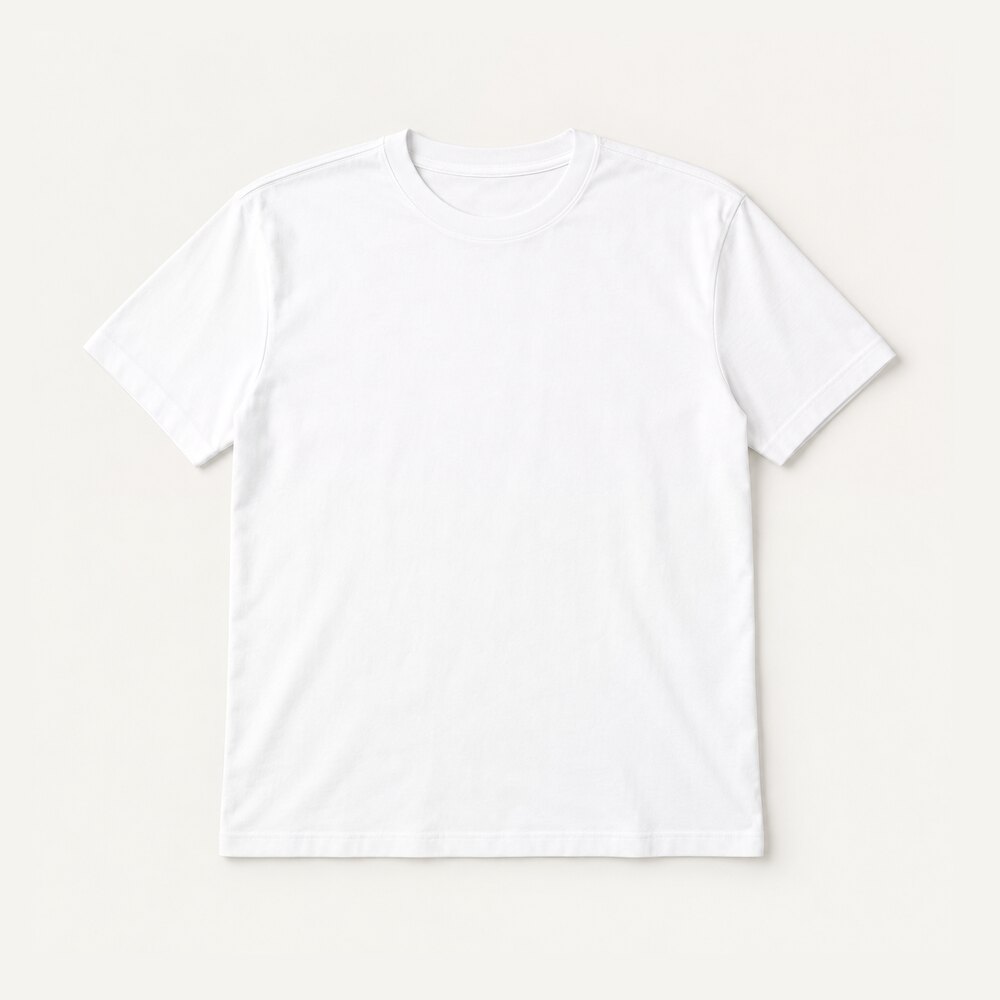 230G / 20s Compact-Siro Cotton T-Shirt — White, L